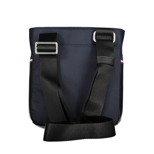 Tommy Hilfiger Blue Polyurethane Men's Shoulder Bag - ClickThatClicks 