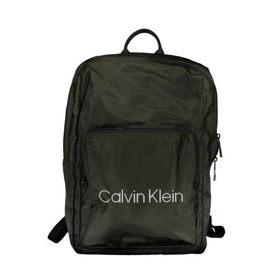 Calvin Klein Verde Polyester Men Backpack - ClickThatClicks 