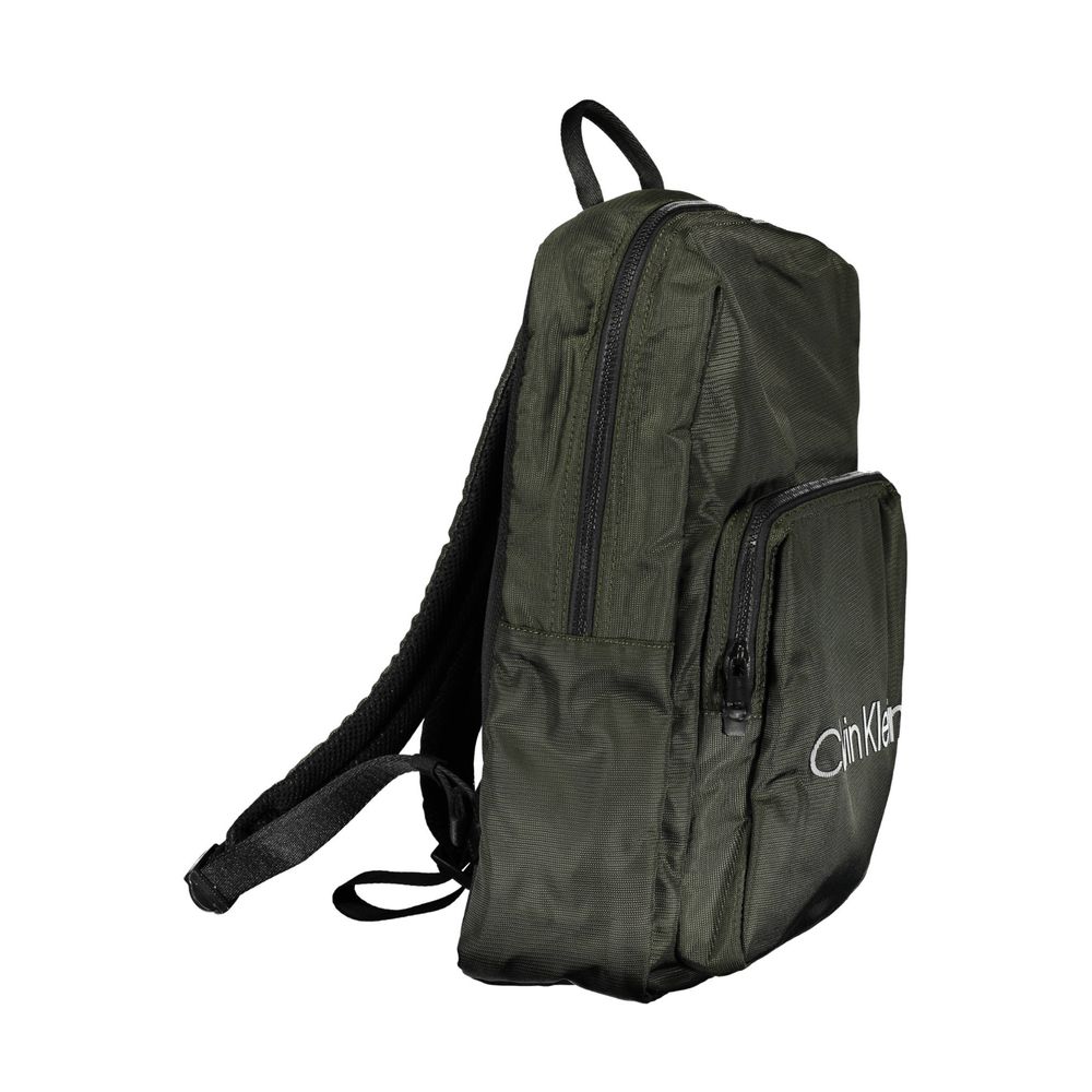 Calvin Klein Verde Polyester Men Backpack - ClickThatClicks 