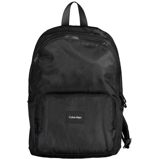 Calvin Klein Black Polyester Men's Backpack - ClickThatClicks 
