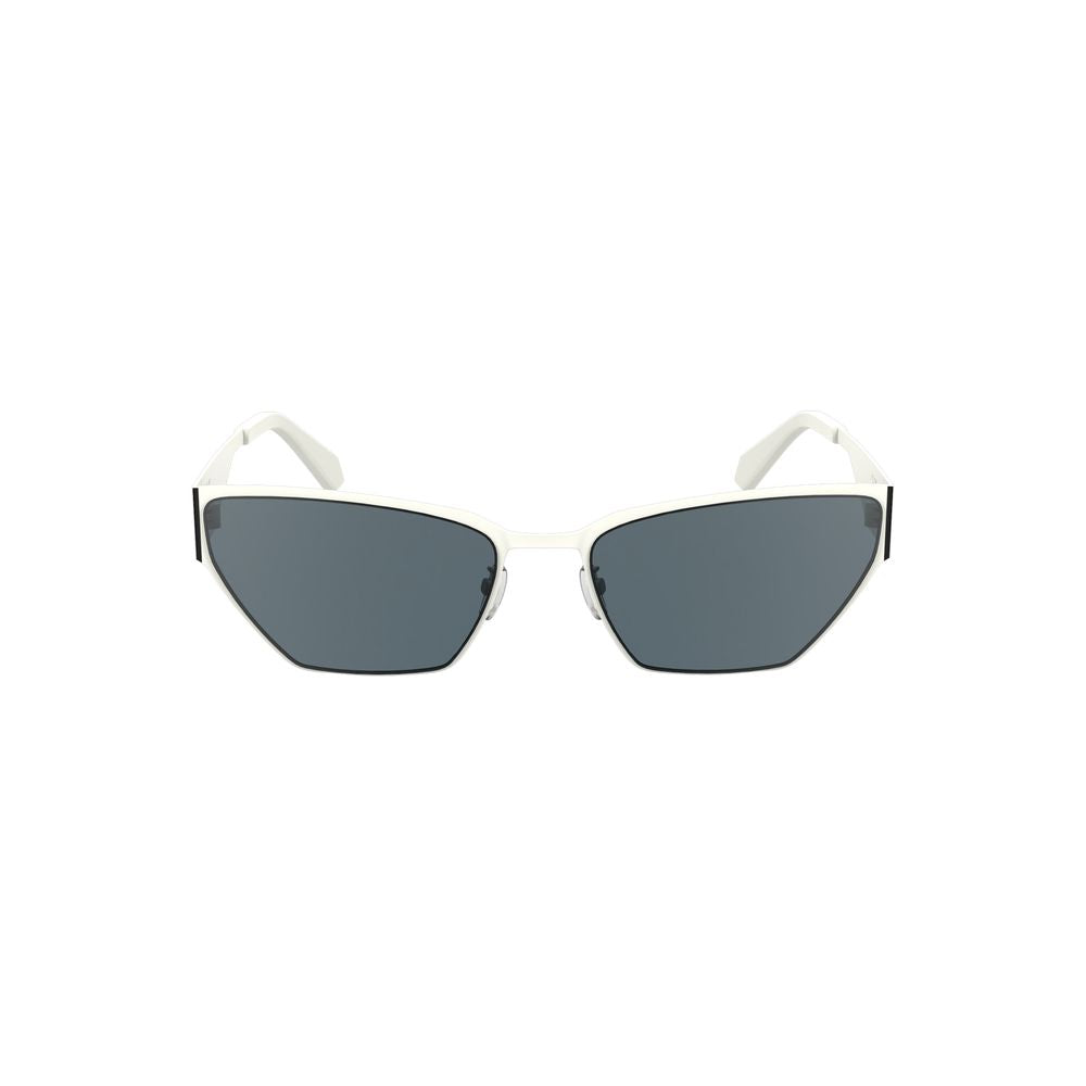 Calvin Klein White Metal Women Sunglasses - ClickThatClicks 