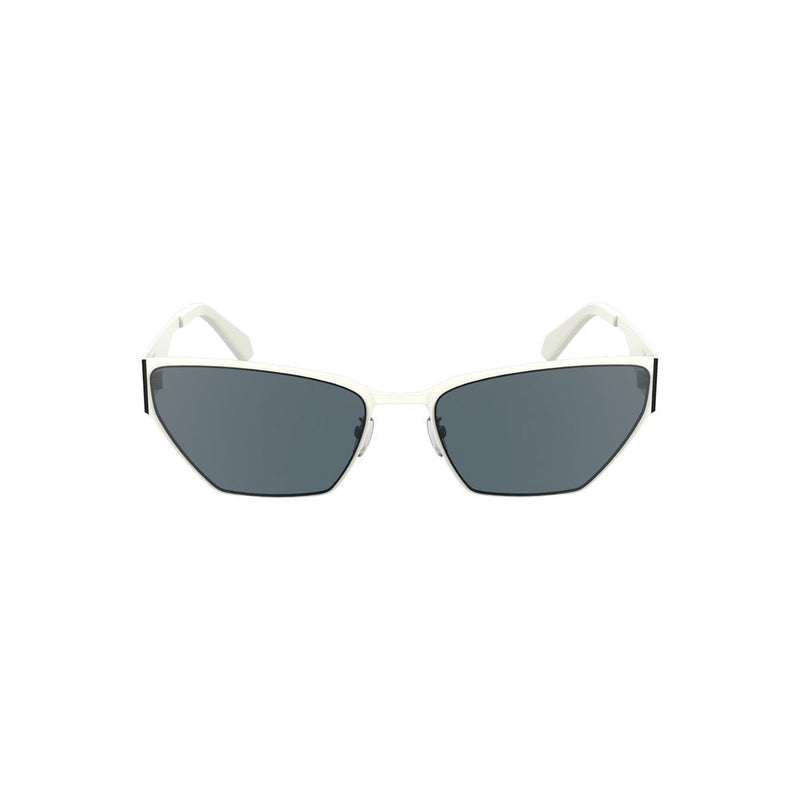 Calvin Klein White Metal Sunglass