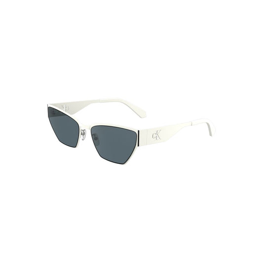 Calvin Klein White Metal Women Sunglasses - ClickThatClicks 