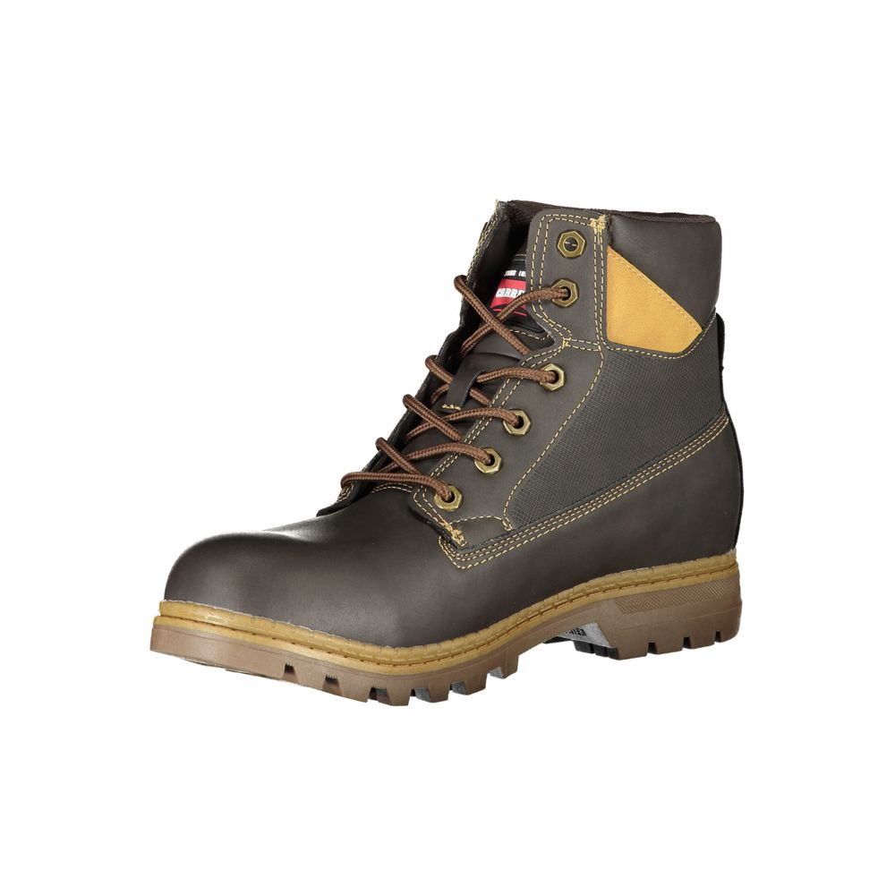 Carrera Marrone Poliuretano Uomo Stivaletto - ClickThatClicks 