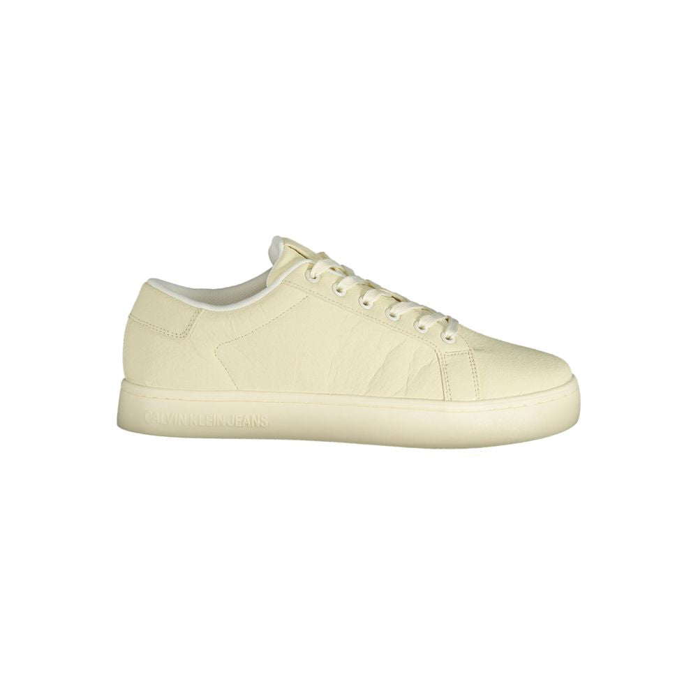 Calvin Klein Bianco Polyester Men Sneaker - ClickThatClicks 