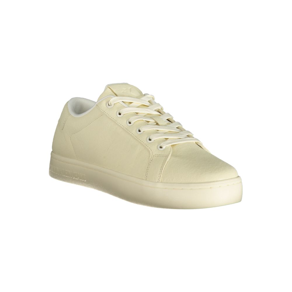 Calvin Klein Bianco Polyester Men Sneaker - ClickThatClicks 