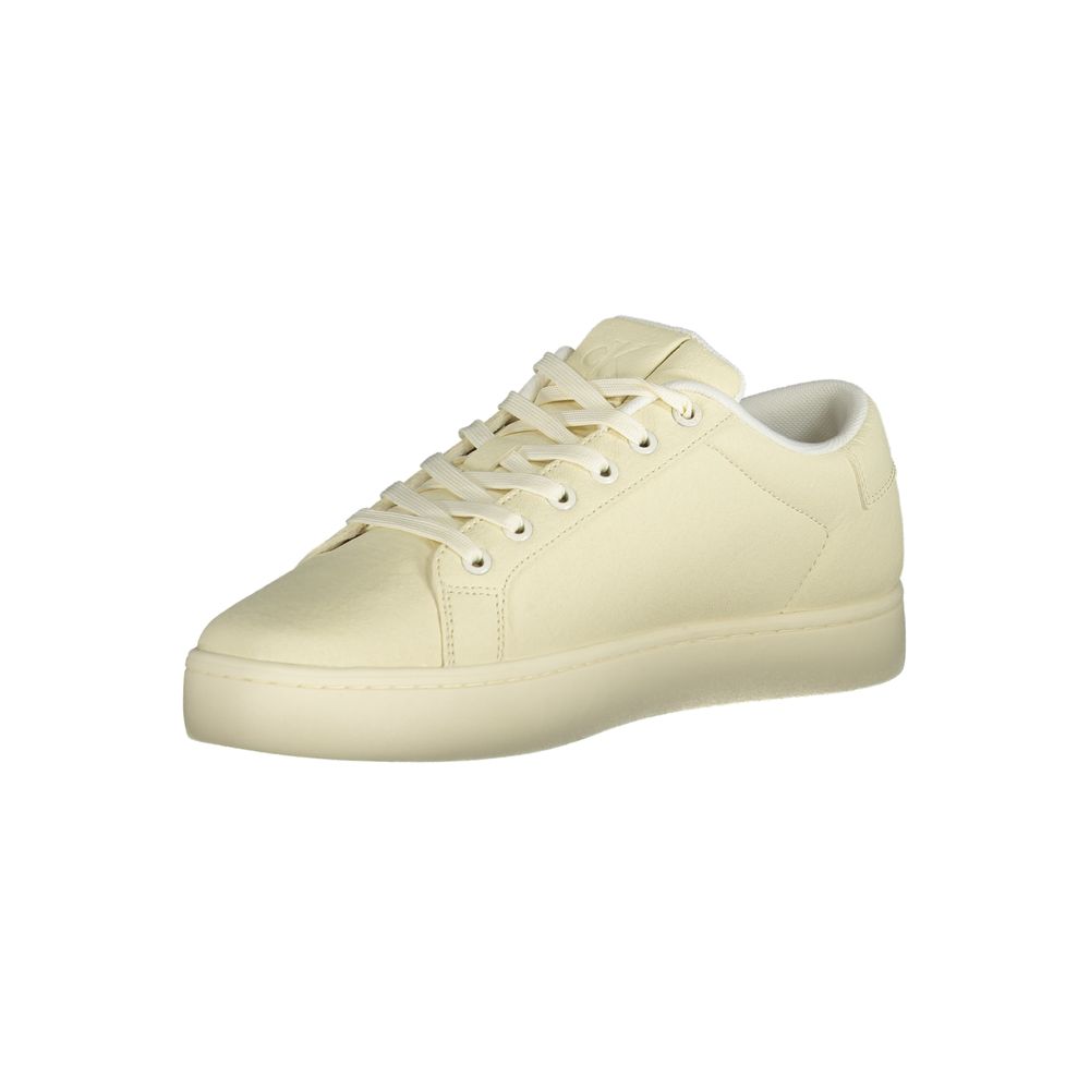 Calvin Klein Bianco Polyester Men Sneaker - ClickThatClicks 