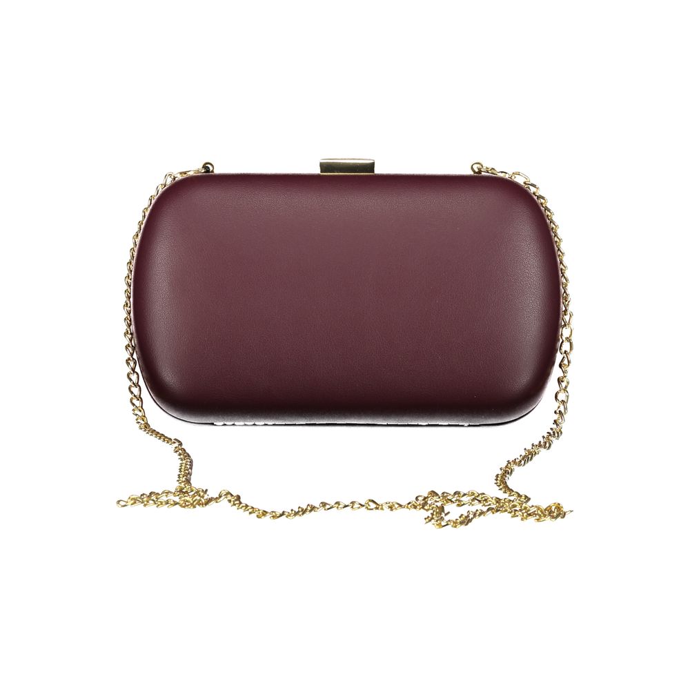 Mario Valentino Rosso Polyurethane Women Handbag - ClickThatClicks 