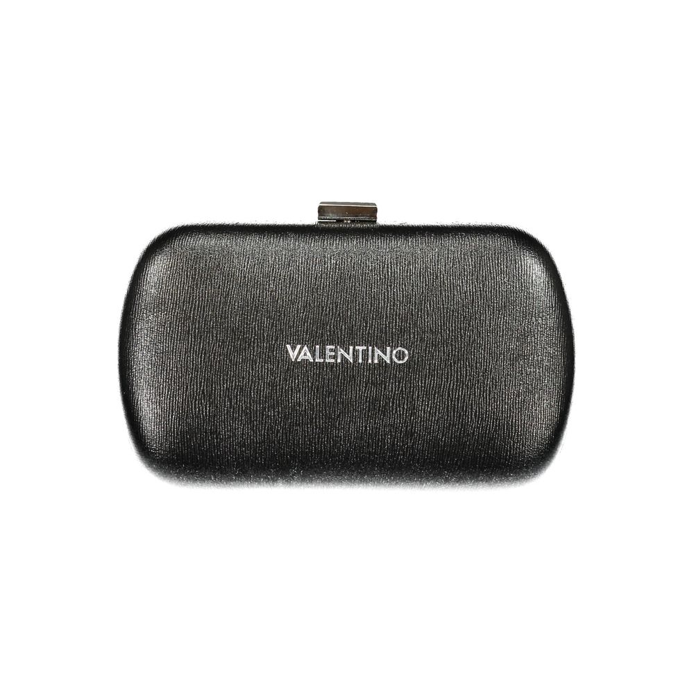 Mario Valentino Black Polyurethane Women Handbag - ClickThatClicks 