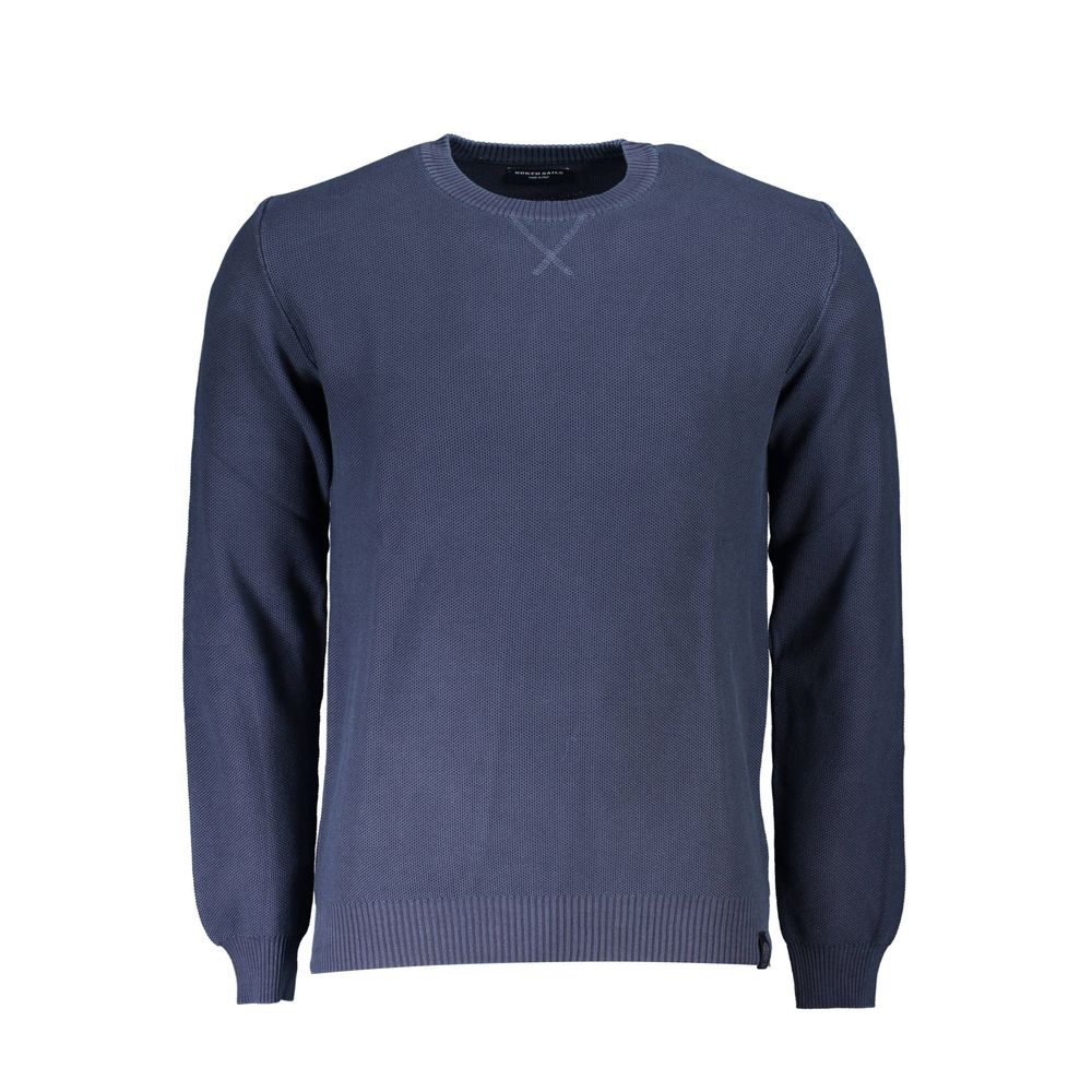 North Sails Blue Organic Cotton Men's Sweater - ClickThatClicks 
