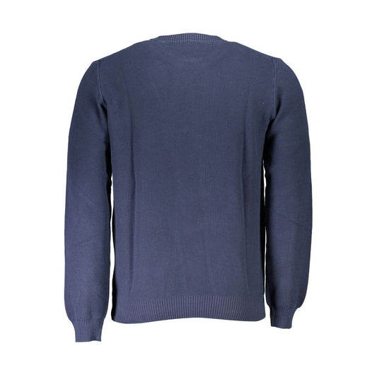 North Sails Blue Organic Cotton Men's Sweater - ClickThatClicks 