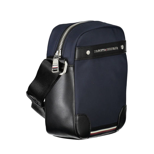 Tommy Hilfiger Blue Polyester Men's Shoulder Bag - ClickThatClicks 