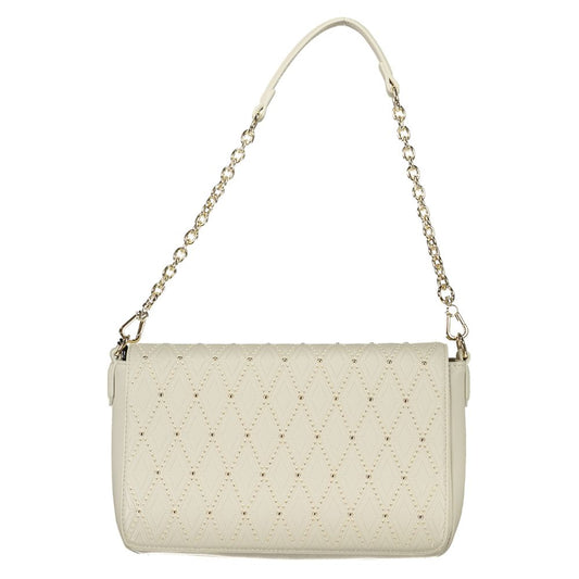 Mario Valentino White Polyurethane Women's Shoulder Bag - ClickThatClicks 
