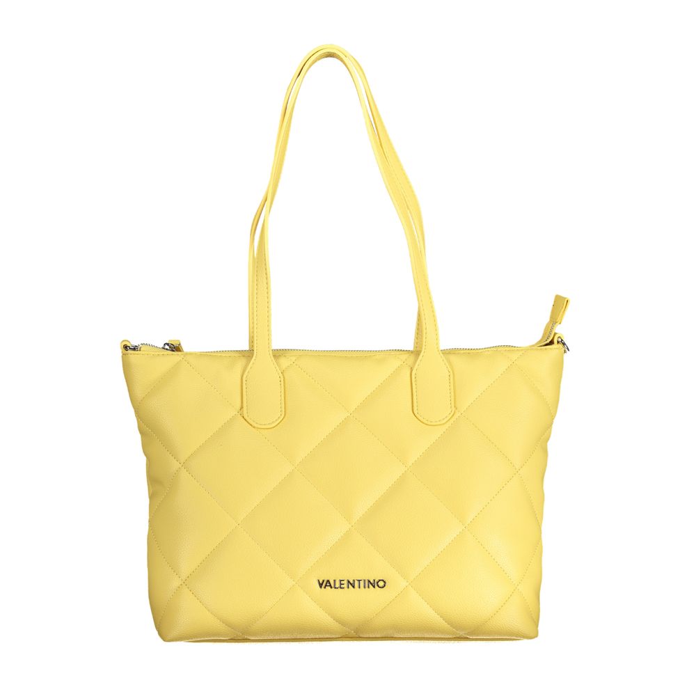 Mario Valentino Giallo Polyurethane Women Handbag - ClickThatClicks 