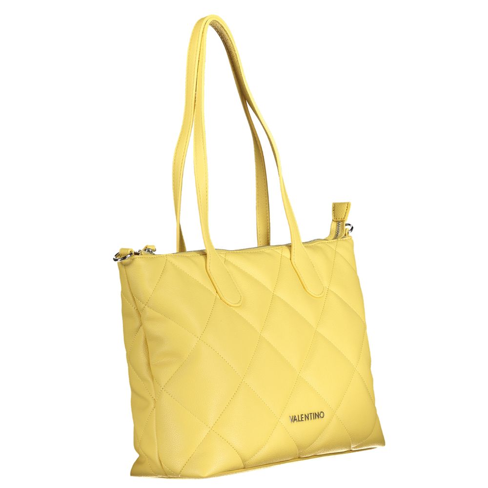 Mario Valentino Giallo Polyurethane Women Handbag - ClickThatClicks 