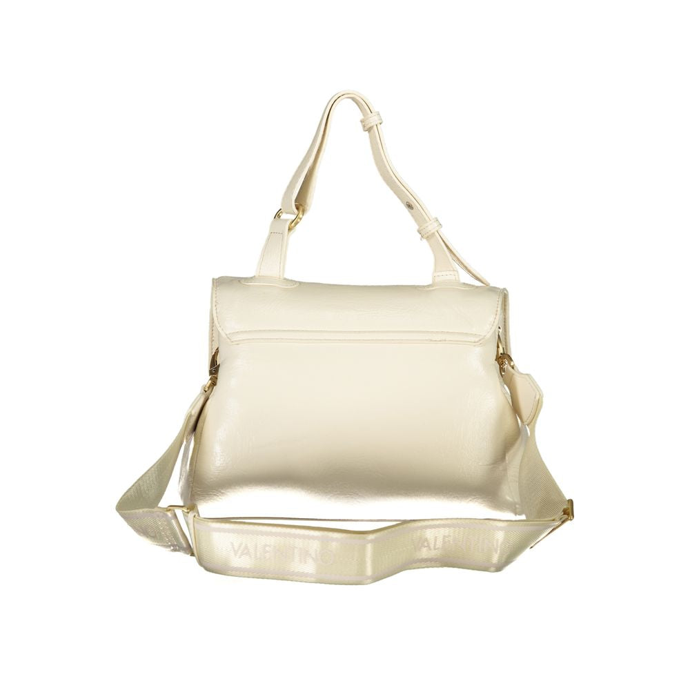 Mario Valentino Beige Polyurethane Women Handbag - ClickThatClicks 