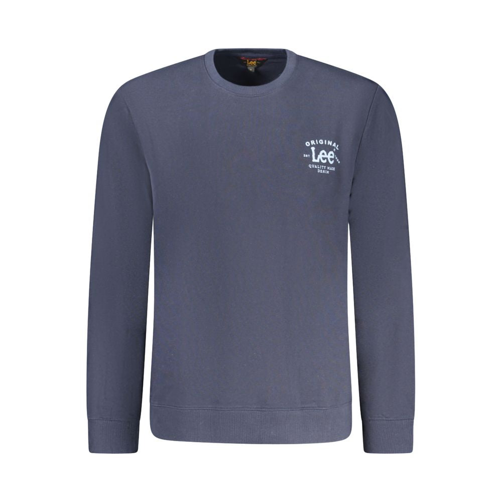 Lee Blue Cotton Men Sweater - ClickThatClicks 