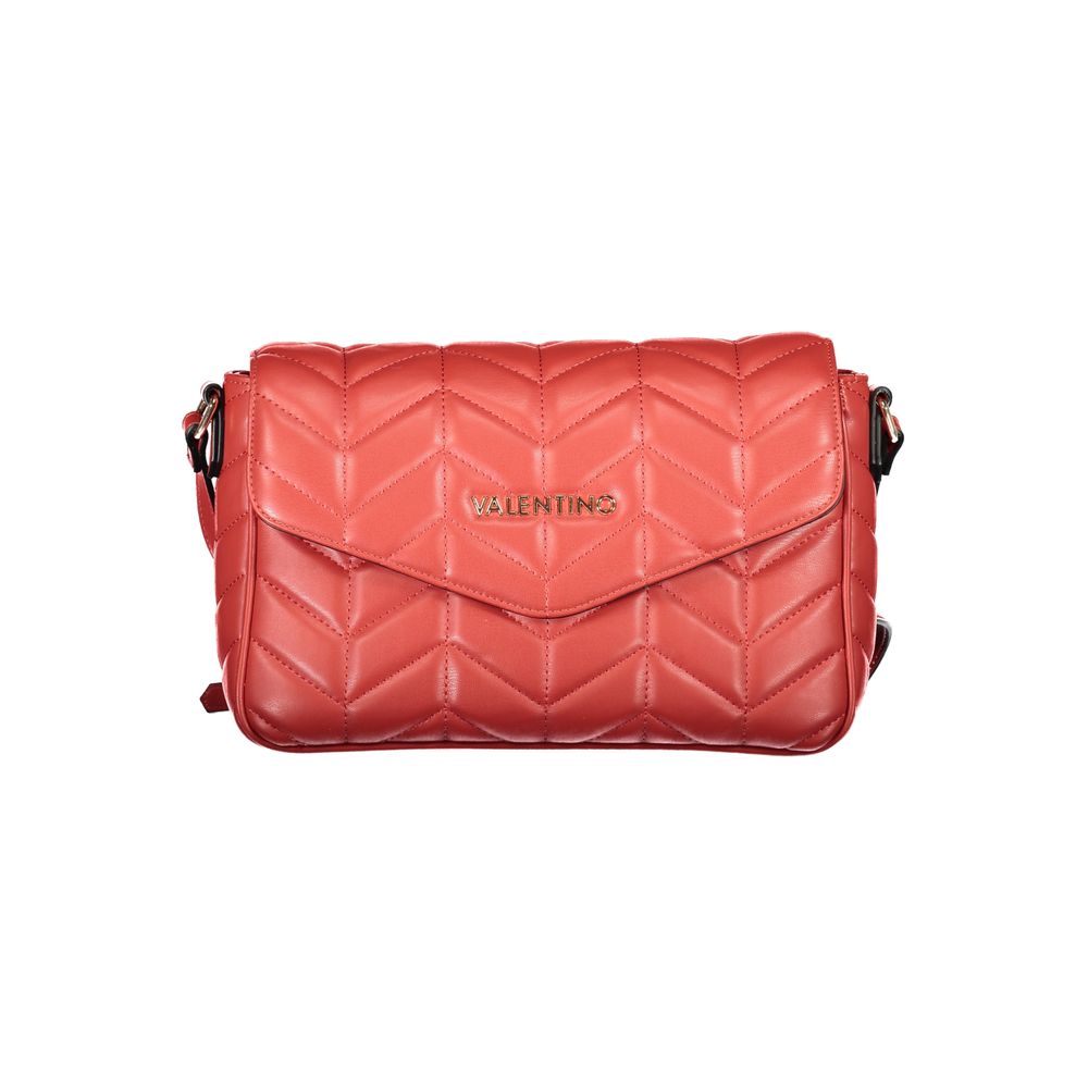 Mario Valentino Rosso Poliuretano Women Shoulder Bag - ClickThatClicks 