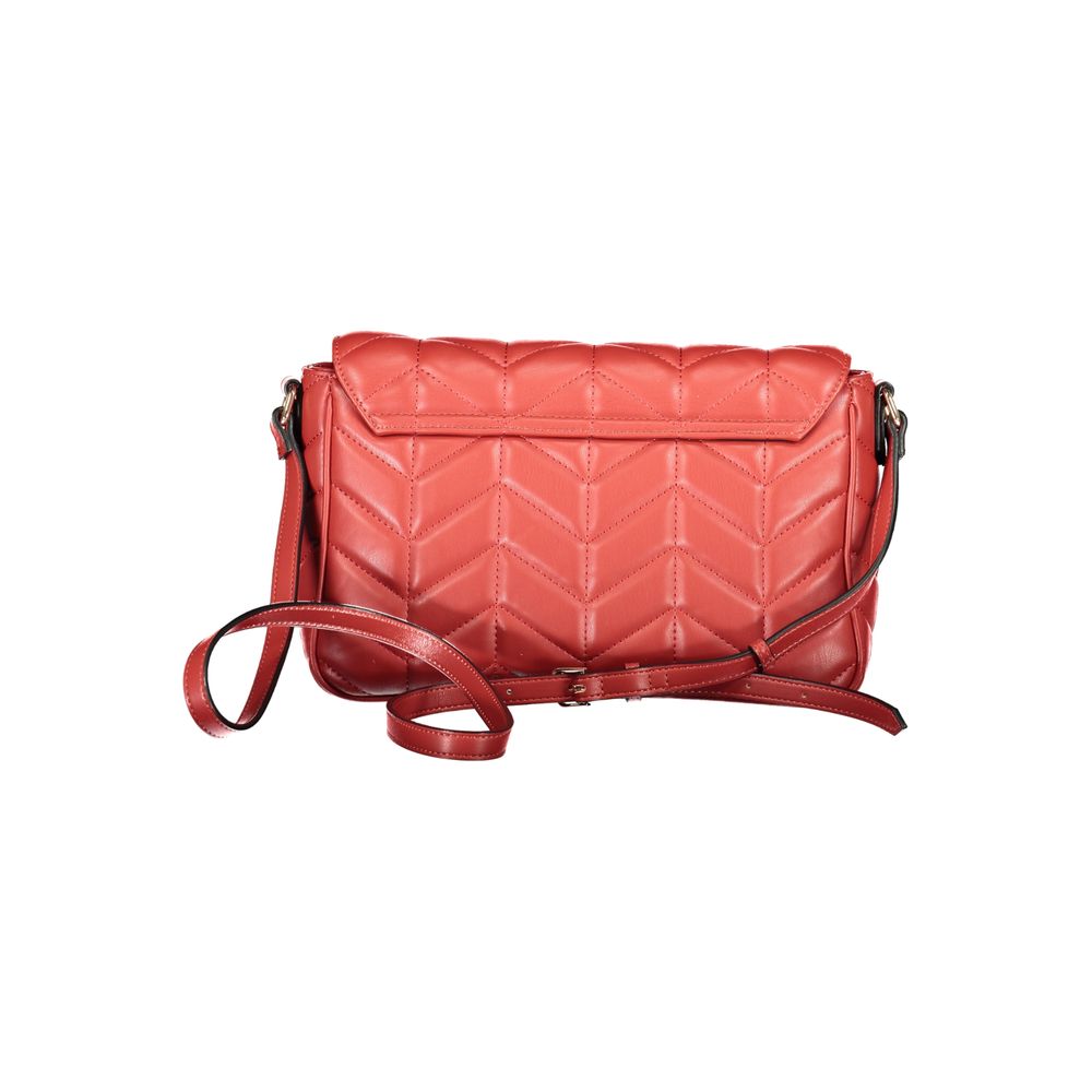 Mario Valentino Rosso Poliuretano Women Shoulder Bag - ClickThatClicks 