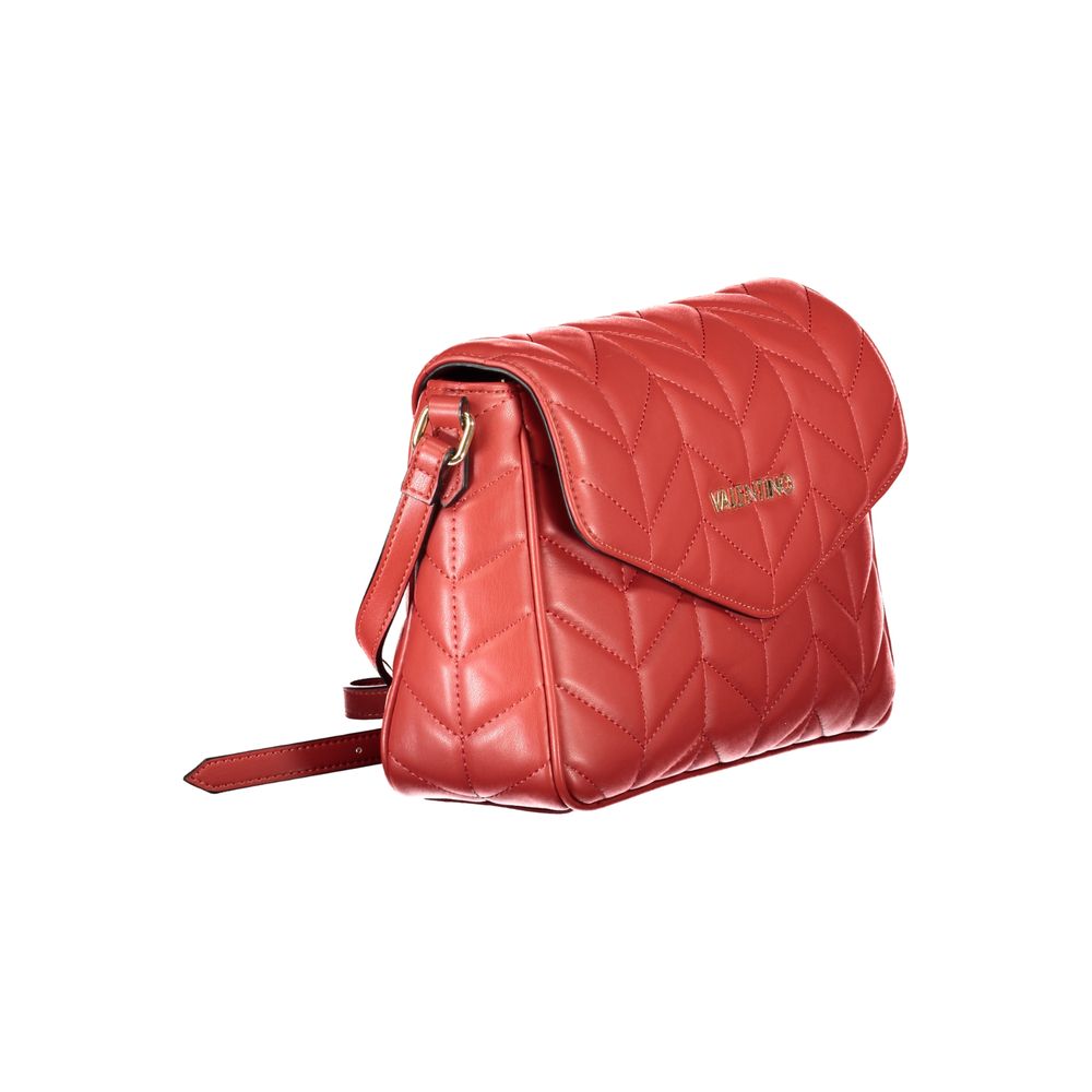 Mario Valentino Rosso Poliuretano Women Shoulder Bag - ClickThatClicks 