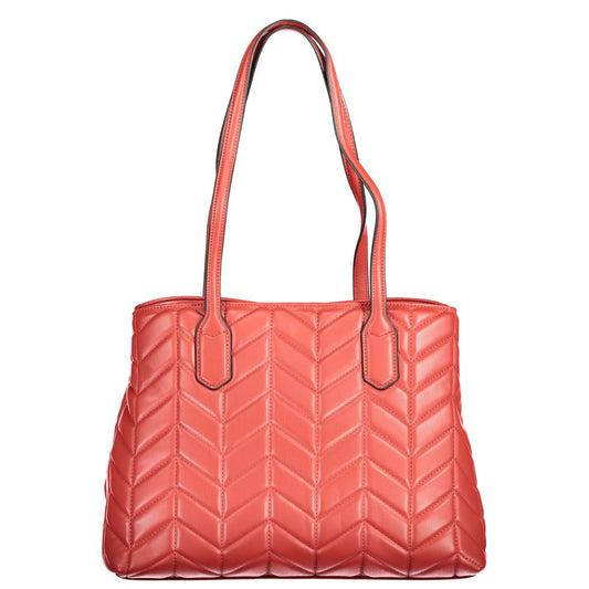 Mario Valentino Rosso Polyurethane Women Handbag - ClickThatClicks 