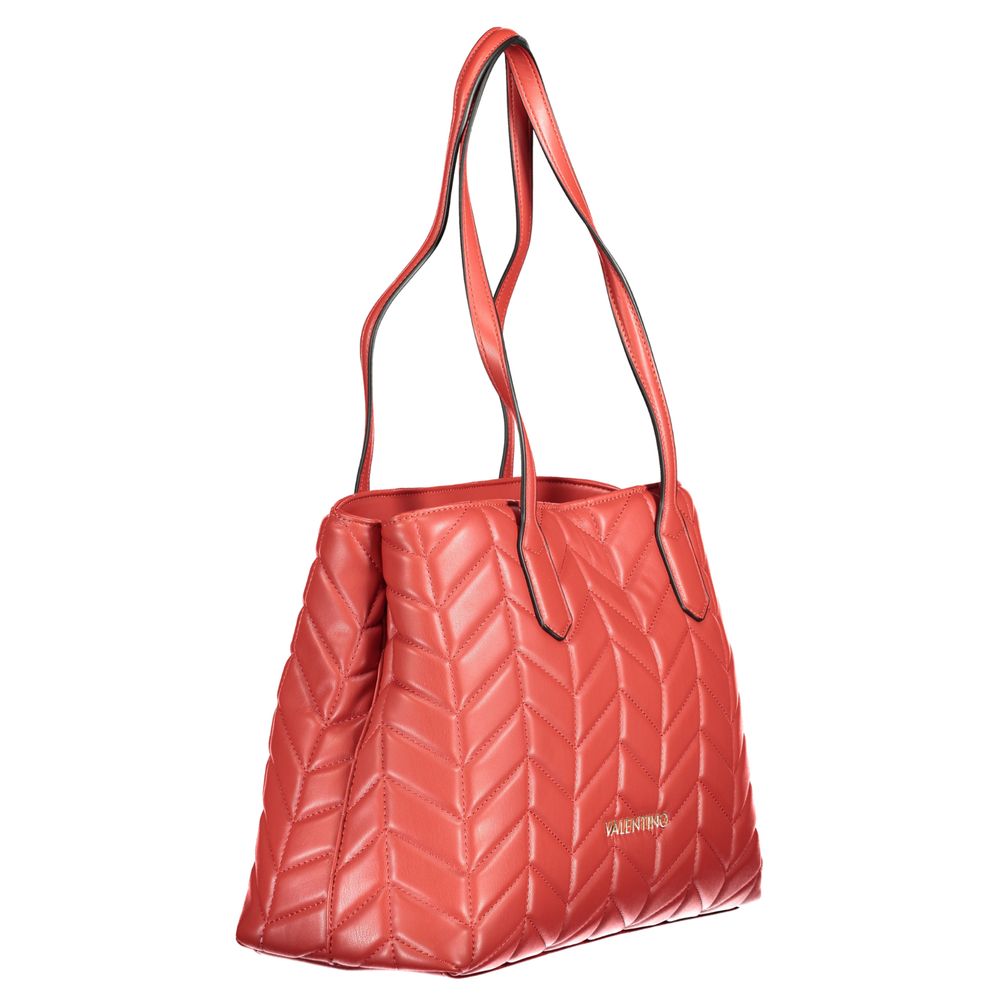 Mario Valentino Rosso Polyurethane Women Handbag - ClickThatClicks 
