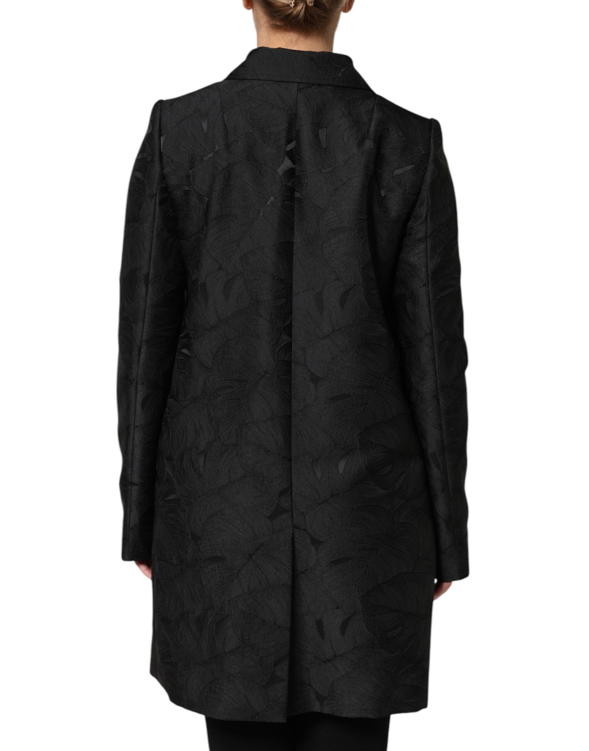 Dolce & Gabbana Black Single Breasted Trench Coat Jacket - ClickThatClicks 