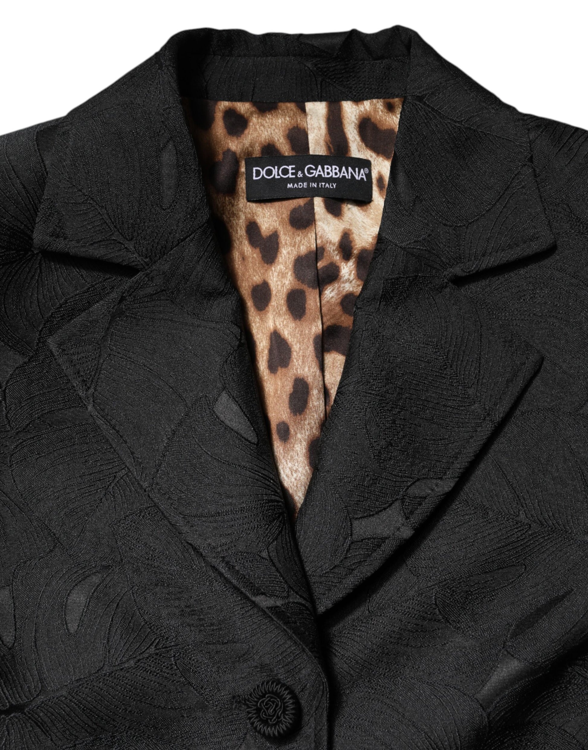 Dolce & Gabbana Black Single Breasted Trench Coat Jacket - ClickThatClicks 