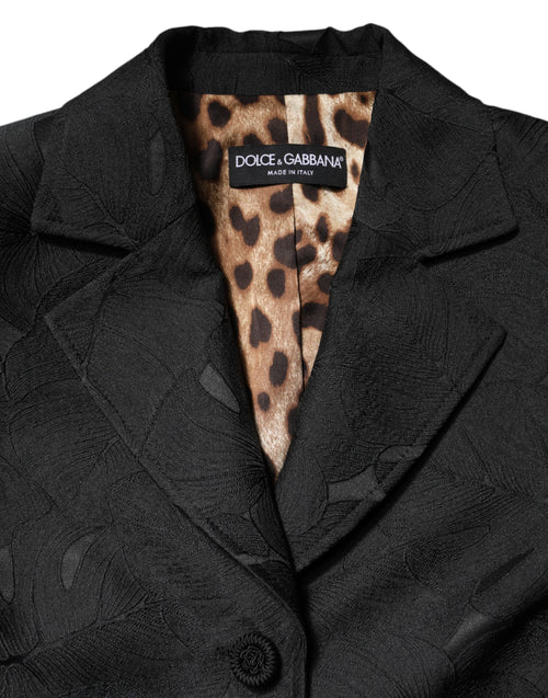 Dolce & Gabbana Black Single Breasted Trench Coat Jacket - ClickThatClicks 