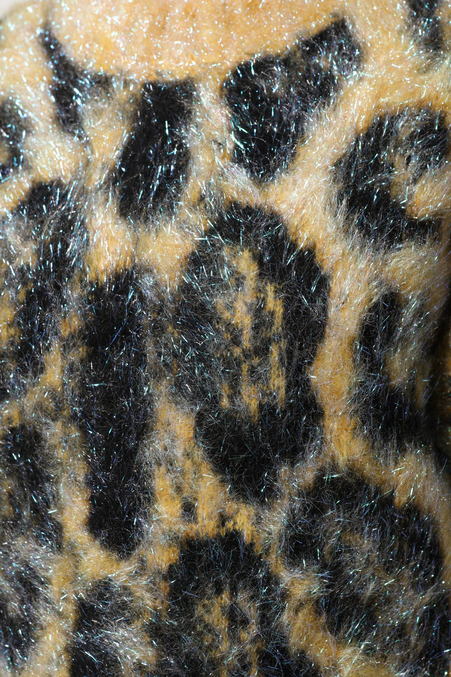 Dolce & Gabbana Multicolor Leopard Mohair Crew Neck Sweater - ClickThatClicks 