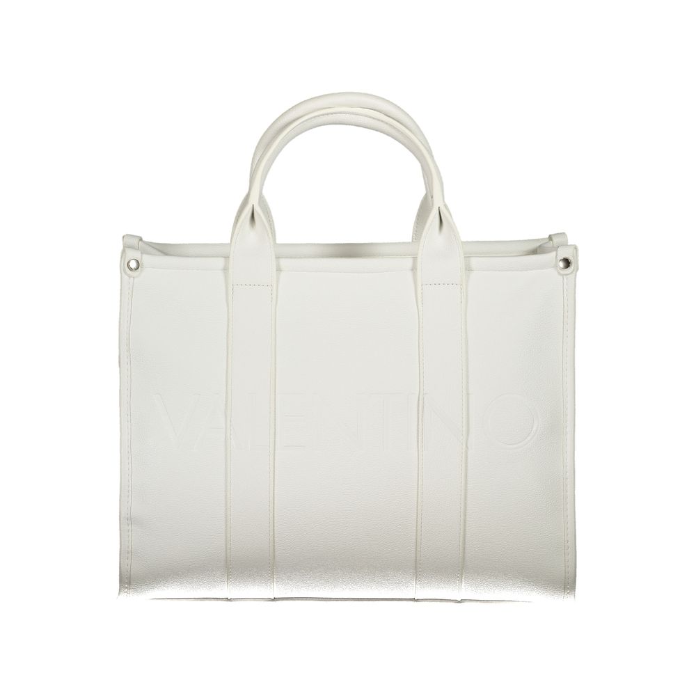 Mario Valentino Bianco Poliuretano Woman Handbag - ClickThatClicks 