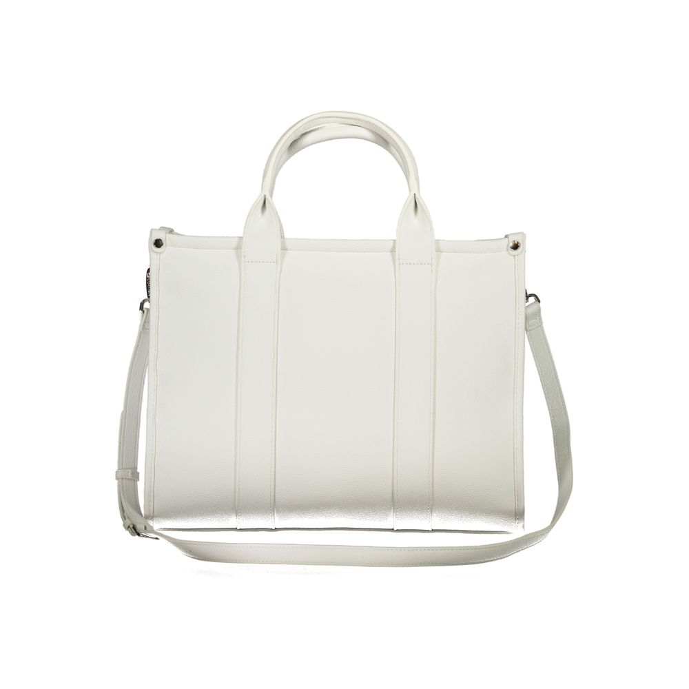 Mario Valentino Bianco Poliuretano Woman Handbag - ClickThatClicks 