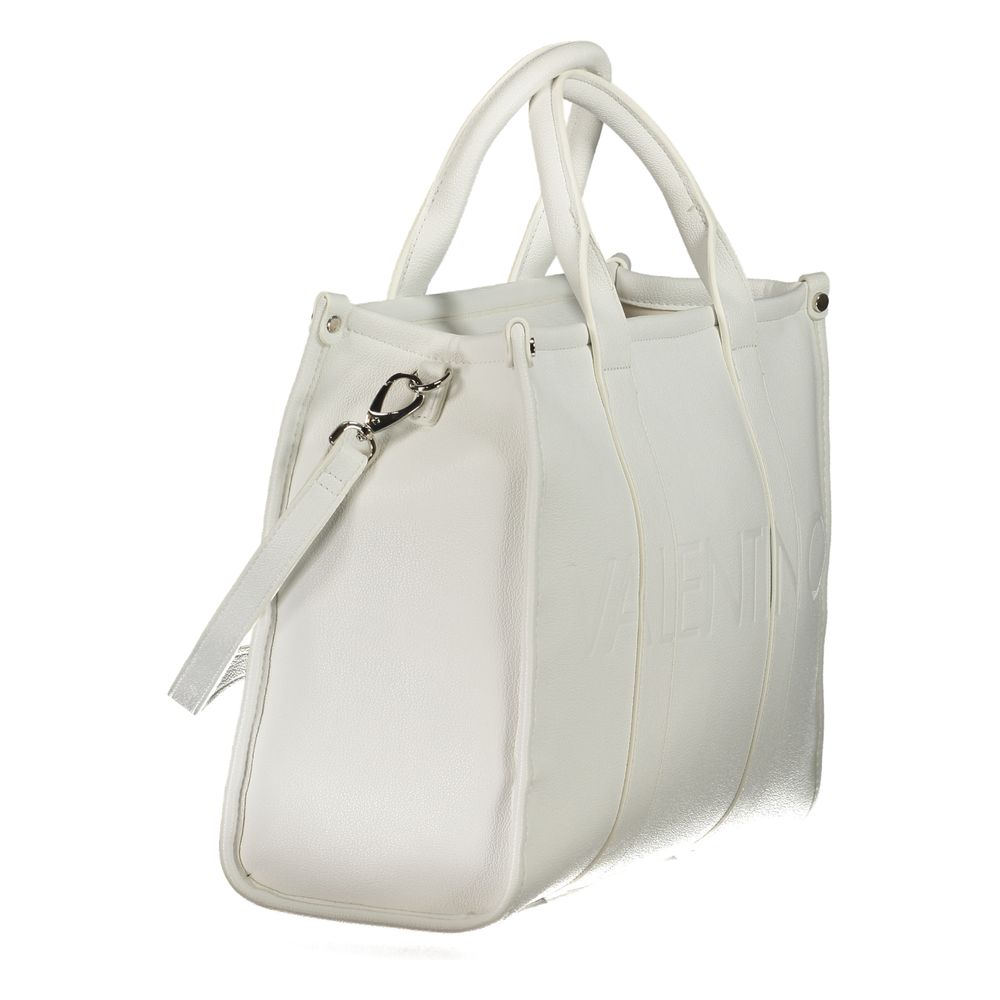 Mario Valentino Bianco Poliuretano Woman Handbag - ClickThatClicks 