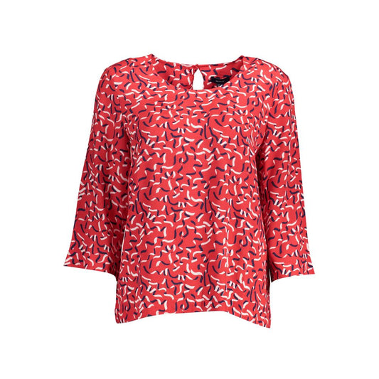 Gant Red Viscose Women Sweater - ClickThatClicks 