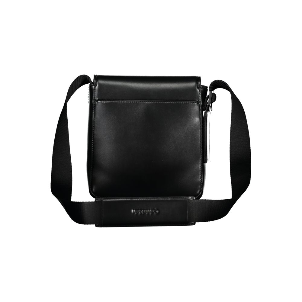 Calvin Klein Black Polyester Men Shoulder Bag - ClickThatClicks 