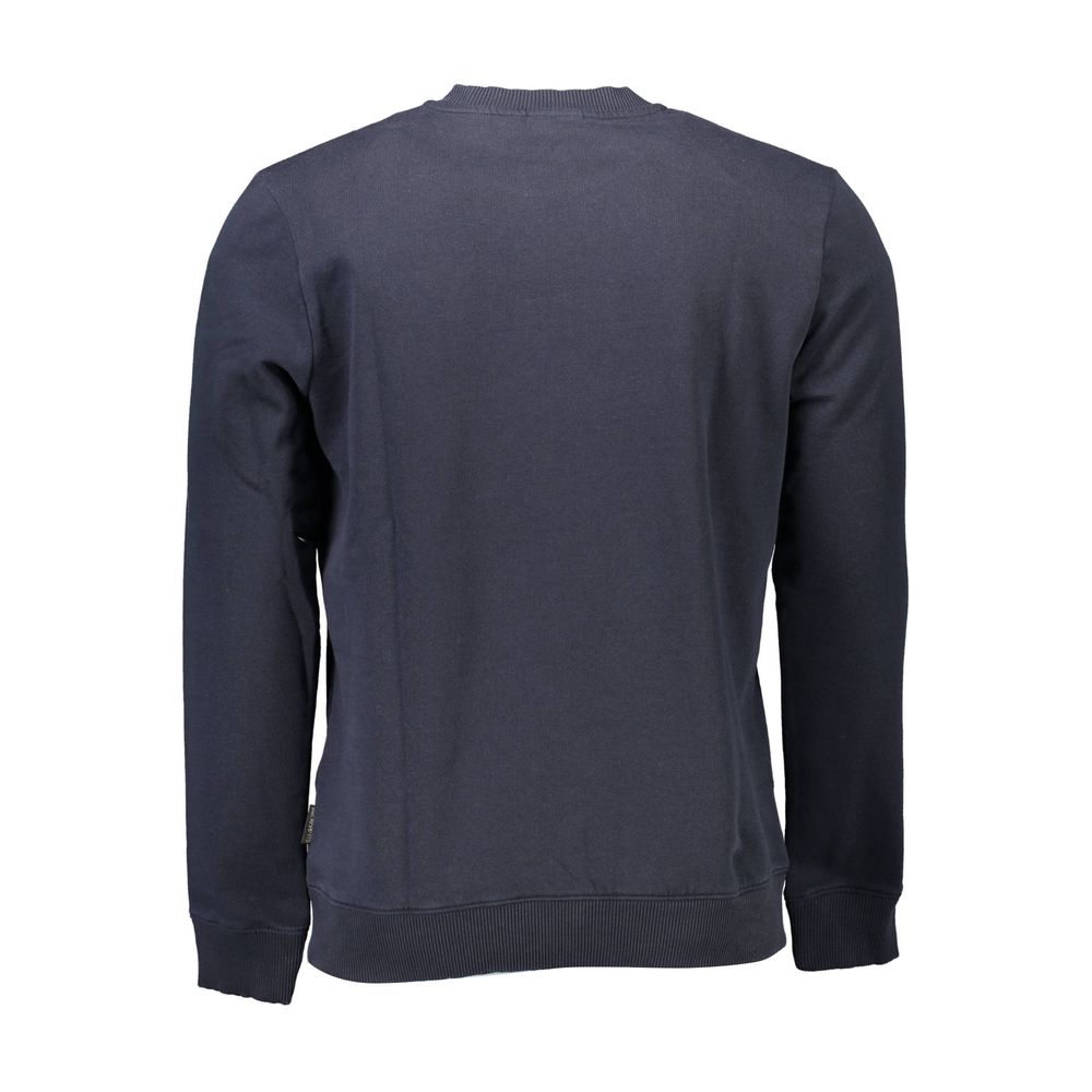 Napapijri Blue Cotton Men's Sweatshirt - ClickThatClicks 