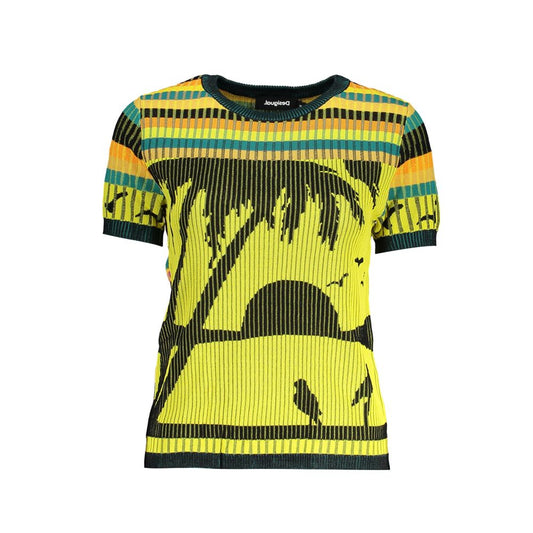 Desigual Giallo Viscosa Women's Sweater - ClickThatClicks 