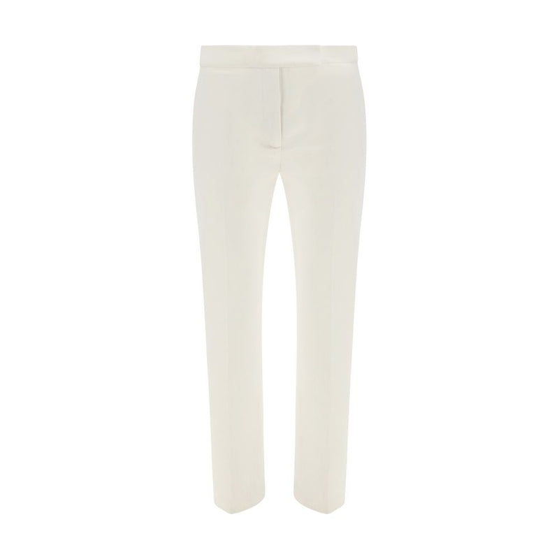 SA SU PHI White Silk Casual Pants