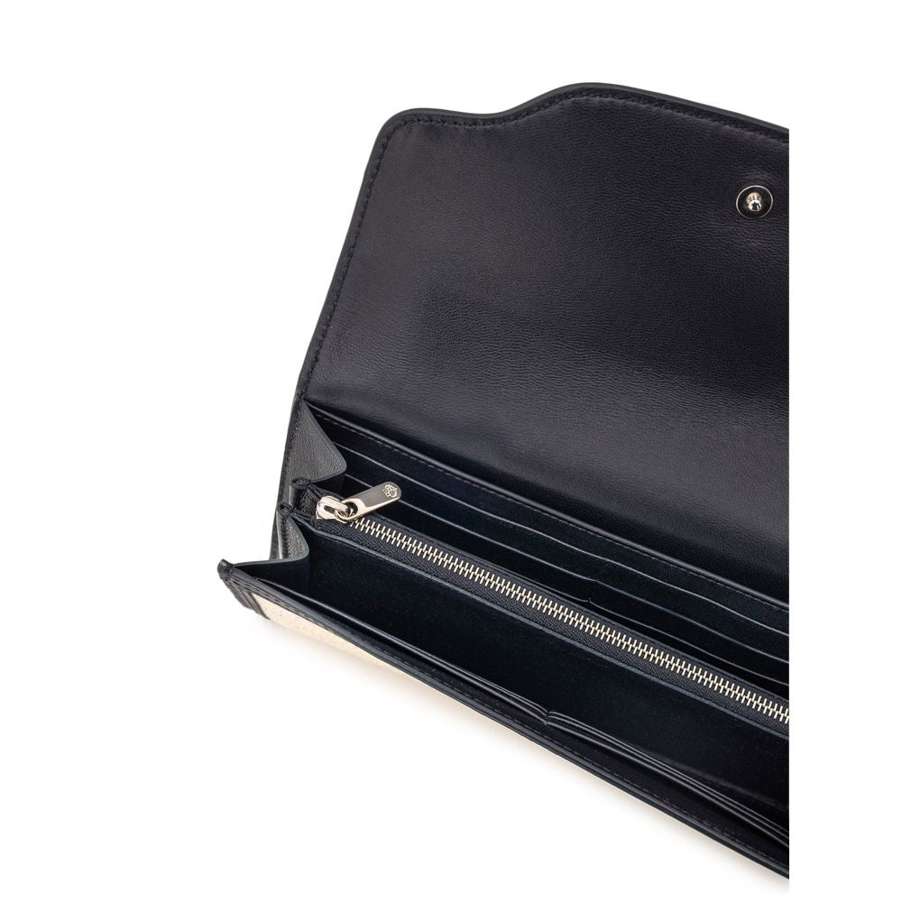 Loro Piana Beige Fabric And Leather Wallet - ClickThatClicks 