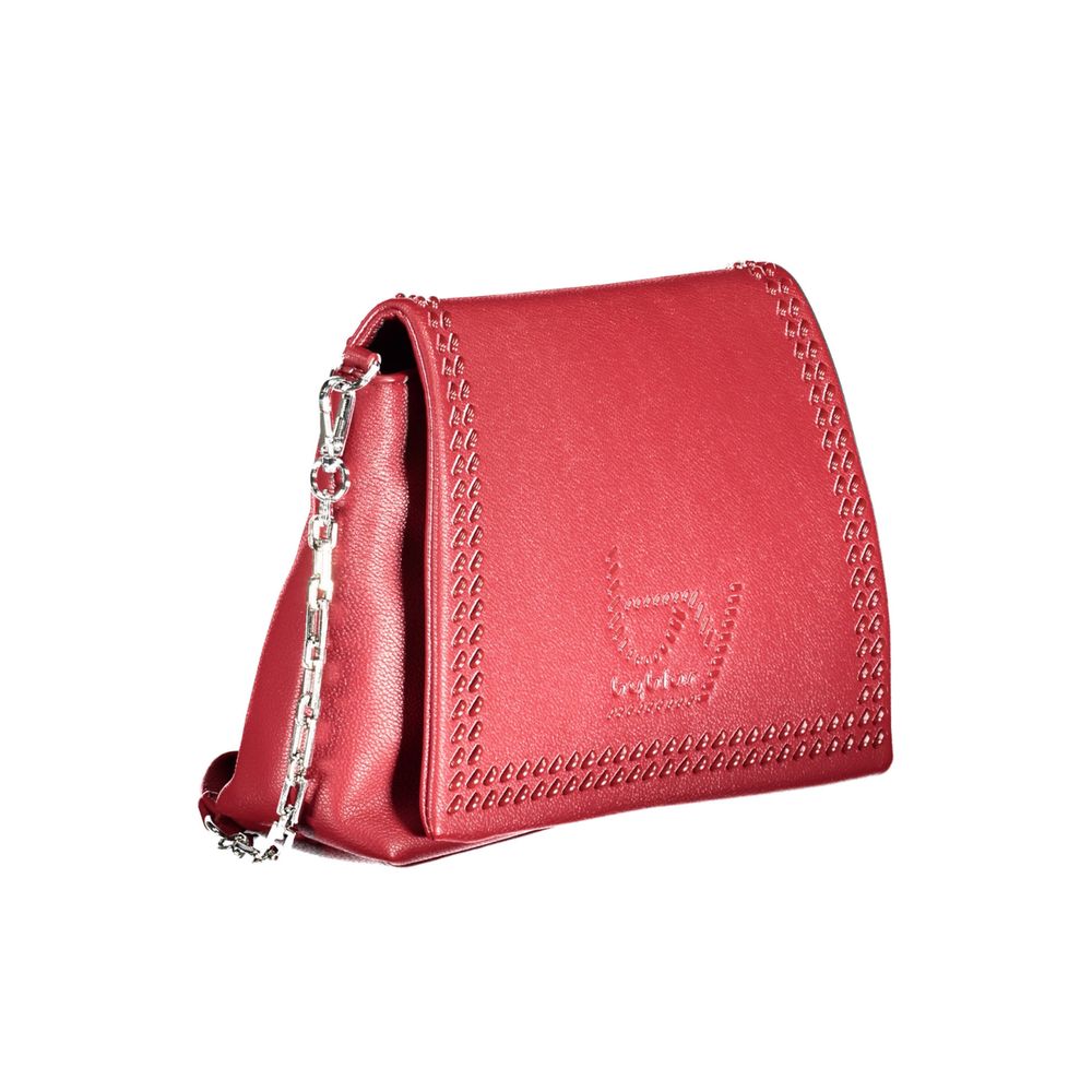 BYBLOS Rosso Polyurethane Women Handbag - ClickThatClicks 