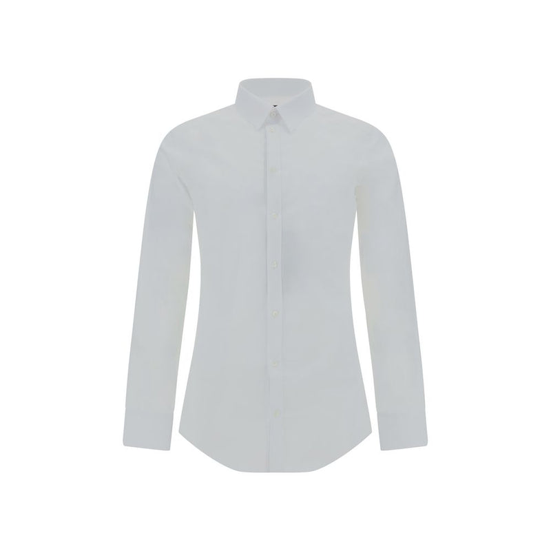 Dolce & Gabbana White Elastane Dress Shirt