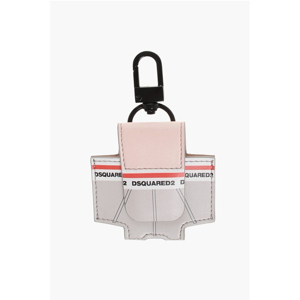 Dsquared² Faux Leather Airpods Case with Logoed Trim