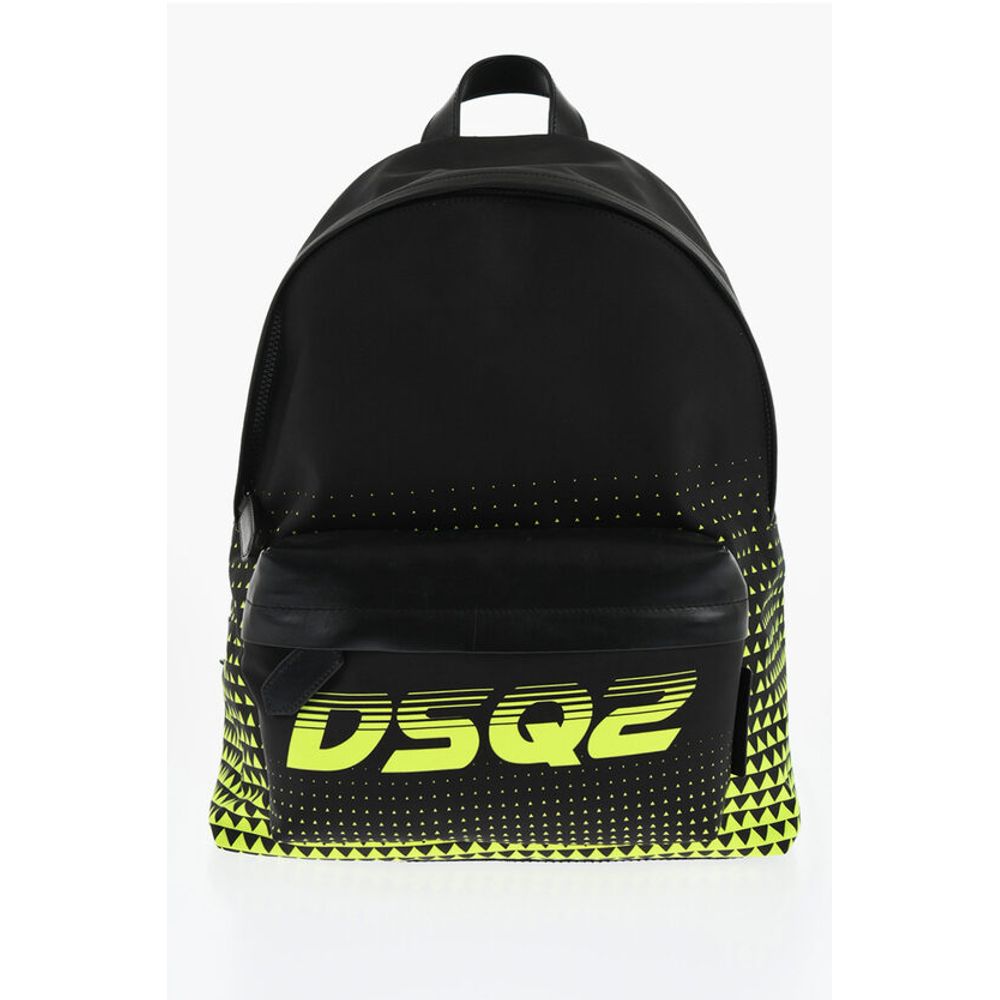 Dsquared² Two-Tone Backpack with Leather Trims