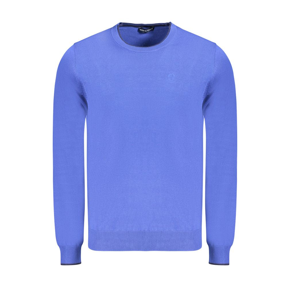 North Sails Blue Cotton Men's Sweater - ClickThatClicks 