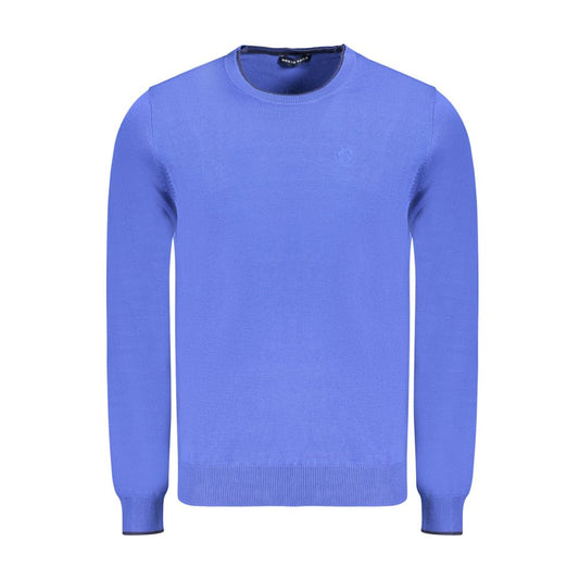 North Sails Blue Cotton Men's Sweater - ClickThatClicks 