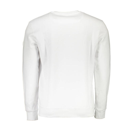North Sails Bianco Cotton Men Sweatshirt - ClickThatClicks 