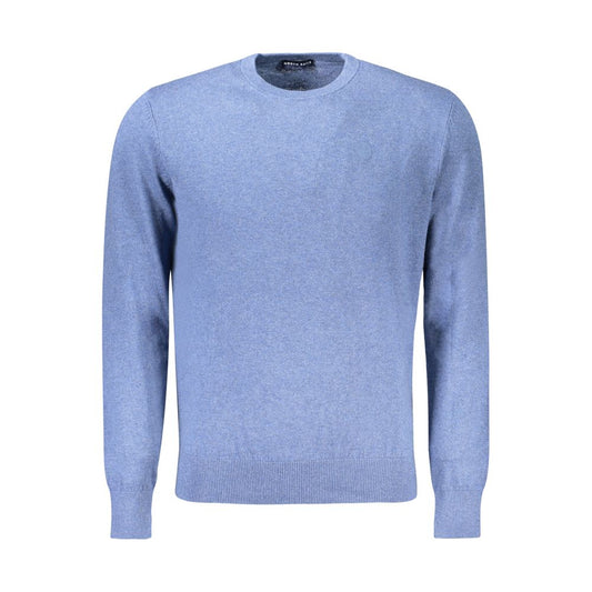 North Sails Blu Cotton Men Sweater - ClickThatClicks 