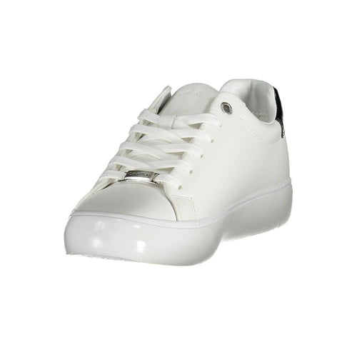 Calvin Klein Bianco Pelle Women Sneaker - ClickThatClicks 