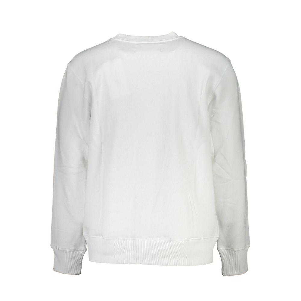 Calvin Klein White Cotton Men's Sweatshirt - ClickThatClicks 