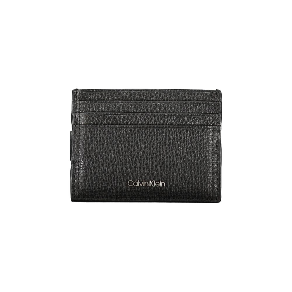 Calvin Klein Sleek Leather Card Holder with Money Clip - ClickThatClicks 